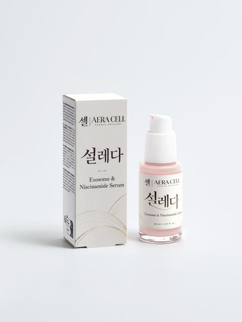 AERA CELL Seolleda exosome and niacinamide serum product view, 30 ml