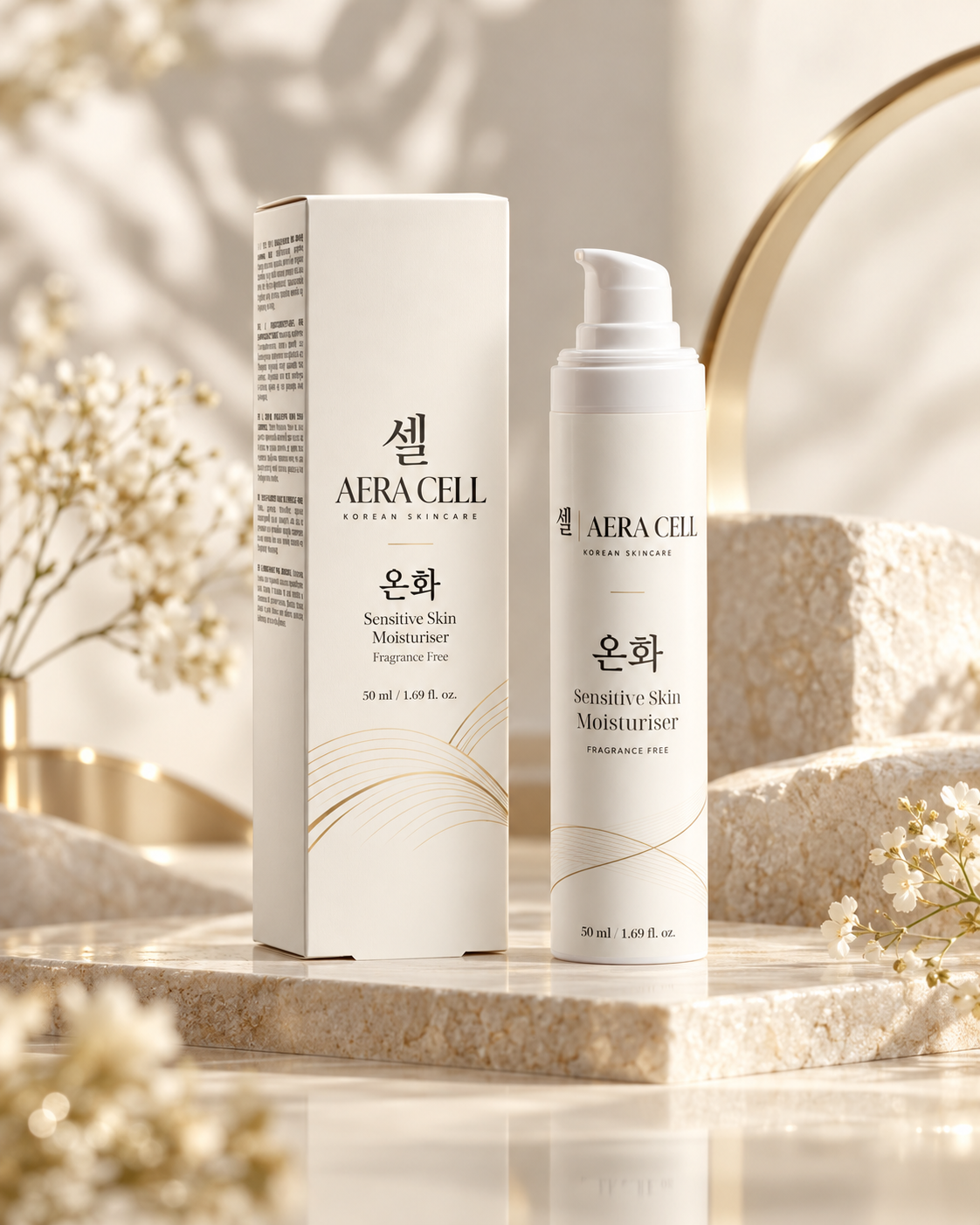 Onhwa Sensitive Skin Moisturiser Fragrance Free by AERA CELL, 50 ml